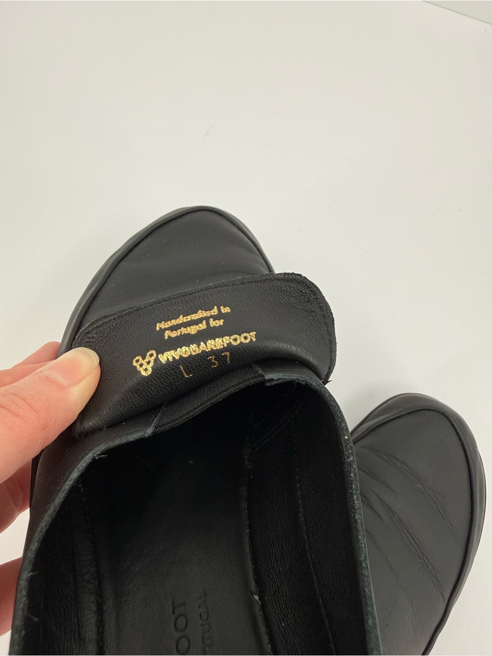 Vivobarefoot Opanka I Leather Slip On Shoe in Black Size 37 - Picture 2 of 10
